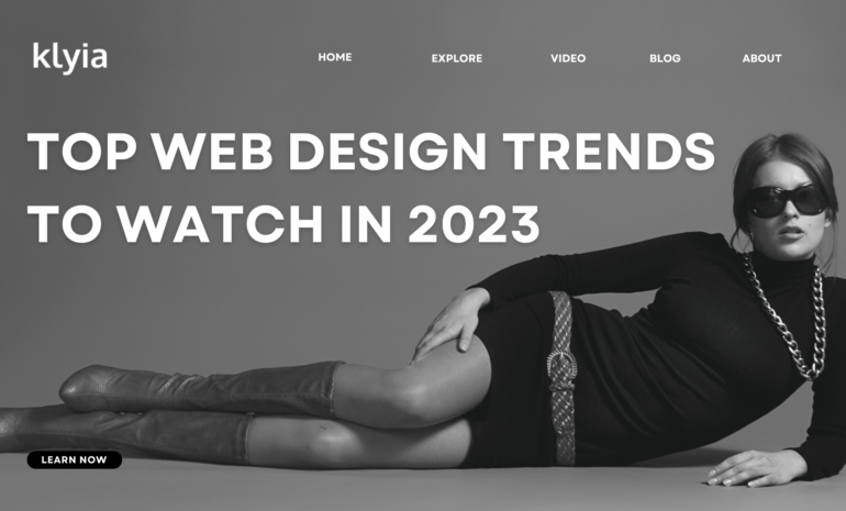 Top Web Design Trends to Watch in 2023